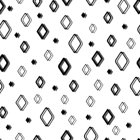 Seamless pattern with squares for wallpaper, fabric print, background - vector illustrationのイラスト素材