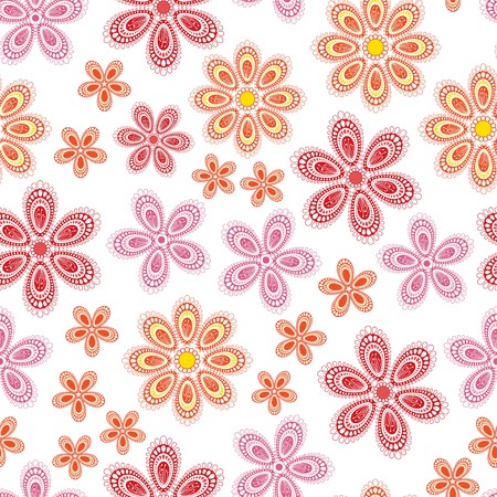 Ornate floral seamless texture.Seamless pattern can be used for wallpaper, pattern fills, web page background, surface texturesのイラスト素材