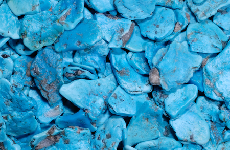 Texture, a mix of blue gemstonesの写真素材
