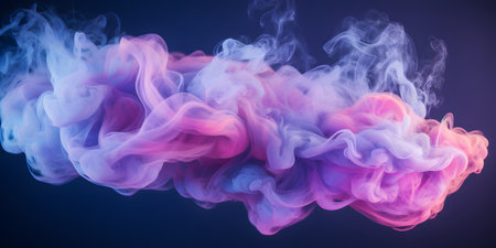 Abstract gradient background with blue and pink smokeの素材