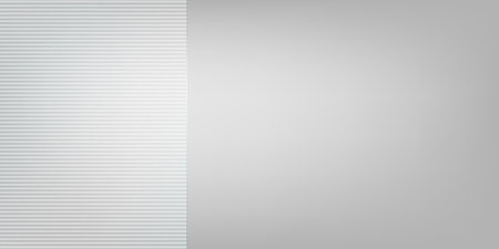 Texture of ribbed plexi glass. Glossy shiny acryl transparent plate on light background. Reflect corrugated sheet glare with straight lines of transfluent material. Striation and vibration templateのイラスト素材