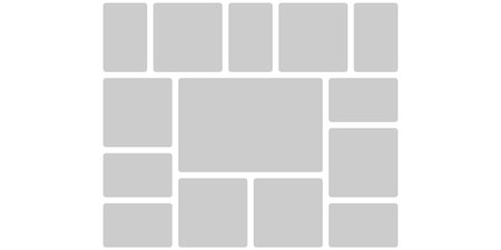 Photo layout bento mosaic ui design. Dashboard pattern, collage poster of bricks. Moodboard card...