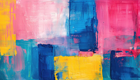 Paint colorful abstract texture background with pale purple color is juxtaposed to vivid cobalt...