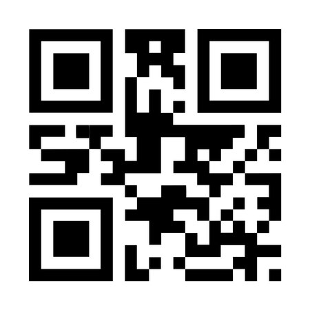QR code sample element for design, vector illustrationのイラスト素材