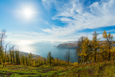 lake Baikal, stoneの写真素材