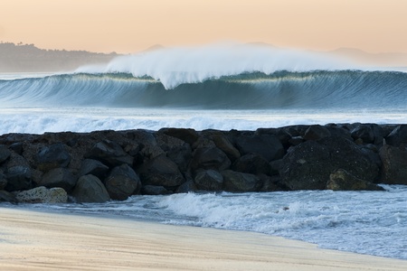 Big Wave Breaking in Los Angeles