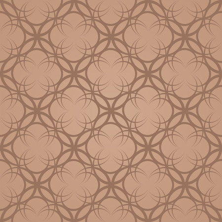 seamless pattern, geometric deaign ,brown illustrationのイラスト素材