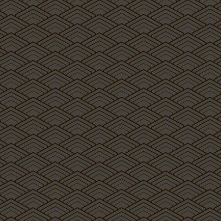 seamless pattern, dark background, geometric design, vector illustrationのイラスト素材