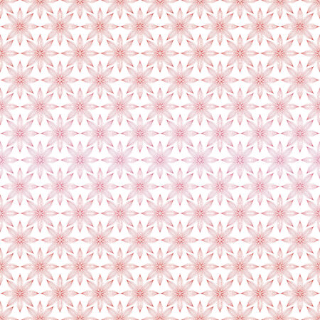 vector background with flowers, seamless pattern with red and pink elements, floral geometric...