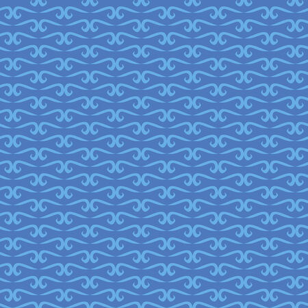 vector background, seamless pattern with blue elements, geometric design, vector illustrationのイラスト素材