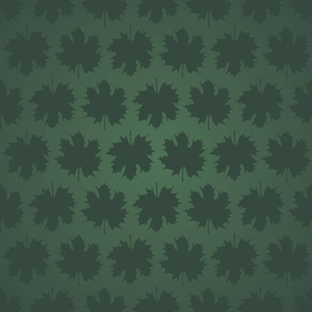 vector background, abstract seamless pattern with green backdrop and leafs, geometric design, vector illustrationのイラスト素材