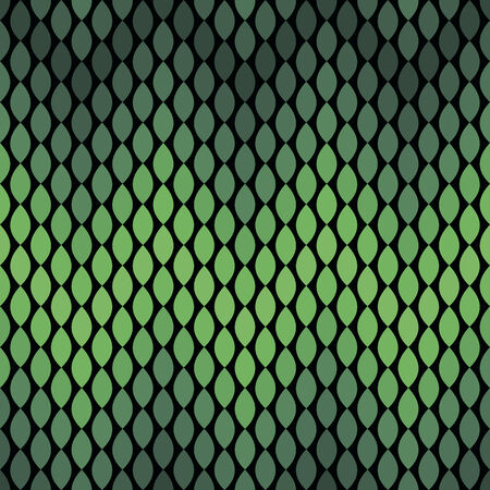 vector background, abstract seamless pattern with black backdrop and green elements, geometric design, vector illustrationのイラスト素材