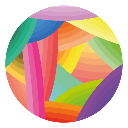 Vector illustration of wool ball. clew, wool yarn. Vector illustrationのイラスト素材