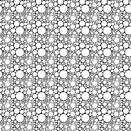 vector background, seamless pattern with circles, geometric design, vector illustrationのイラスト素材