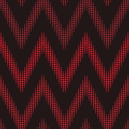 seamless pattern with dark red elements, geometric designのイラスト素材