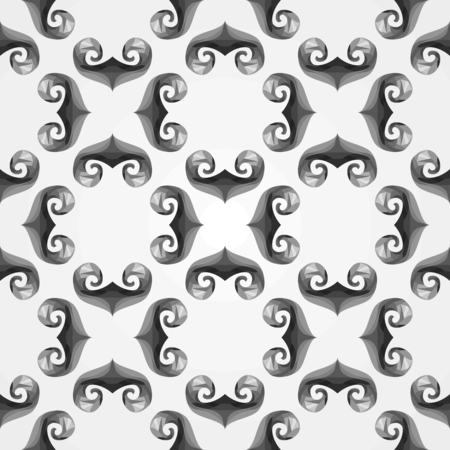vector background, unusual seamless pattern with dark gray elements, geometric design, vector illustrationのイラスト素材