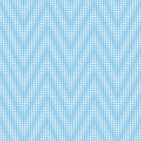 vector background, unusual seamless pattern with  blue and white elements, geometric design, vector illustrationのイラスト素材
