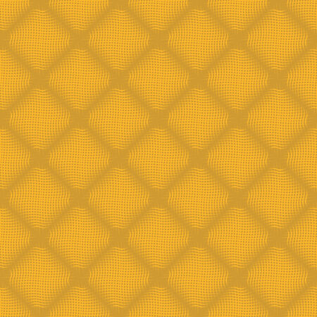 vector background, unusual seamless pattern with  yellow elements, geometric design, vector illustrationのイラスト素材