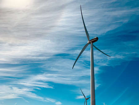 A windmill on a cloudy dayundefined