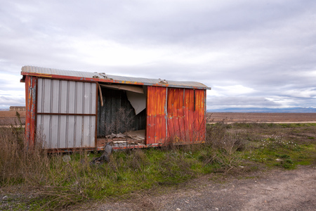 container used as housingの写真素材