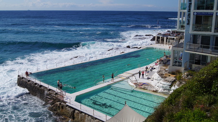 swimming pool in Australiaのeditorial素材