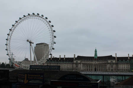 Day view of London eye, Londonのeditorial素材