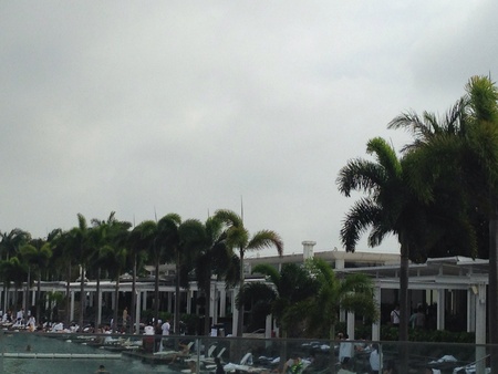 View of swimming poolの素材