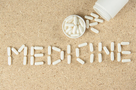 Medicines prescribed by a physicianの写真素材