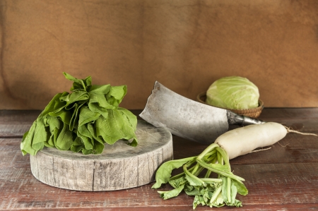 still life with Vegetablesの写真素材