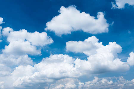 blue sky and clouds