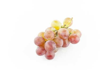 Grapes on white backgroundの写真素材