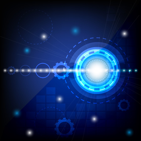 technology, background, abstract, vector ,circleのイラスト素材