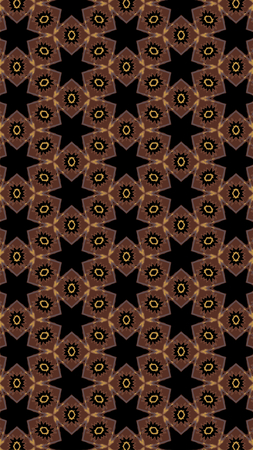 Ornate geometric pattern and abstract multicolored background