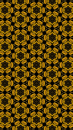 Ornate geometric pattern and abstract colored background