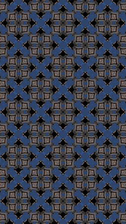 Ornate geometric pattern and abstract colored background