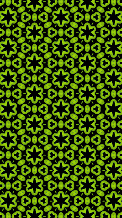 Ornate geometric pattern and abstract colored background
