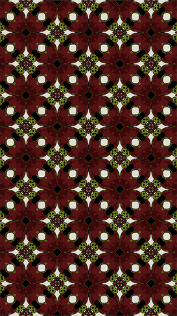 Ornate geometric pattern and abstract colored background