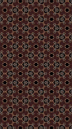 Ornate geometric pattern and abstract colored background