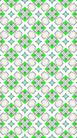 Ornate geometric pattern and abstract colored background