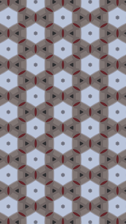 Ornate geometric pattern and abstract colored background