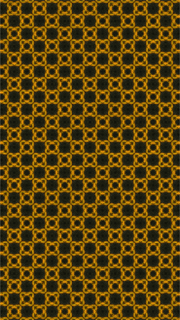 Ornate geometric pattern and abstract multicolored background