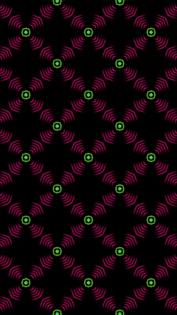 Ornate geometric pattern and abstract multicolored background