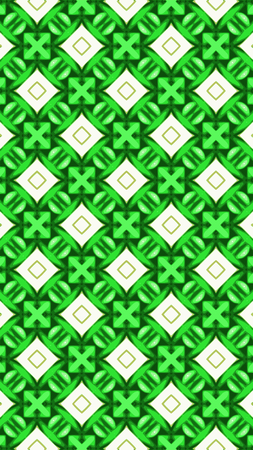 Ornate geometric pattern and abstract multicolored background