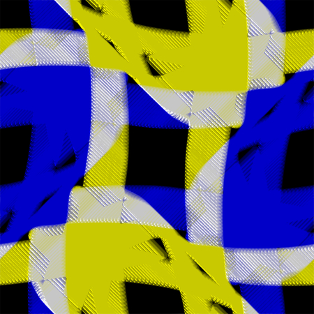 Pattern tile, ornate geometric pattern and abstract colored background