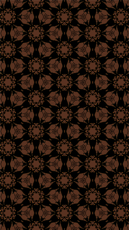 Ornate geometric pattern and abstract multicolored background