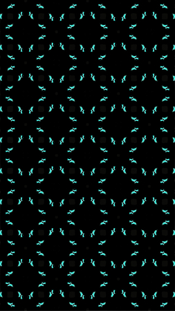 Ornate geometric pattern and abstract multicolored background