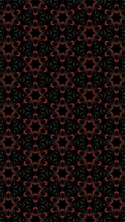 Ornate geometric pattern and abstract multicolored background