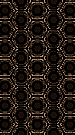 Ornate geometric pattern and abstract multicolored background