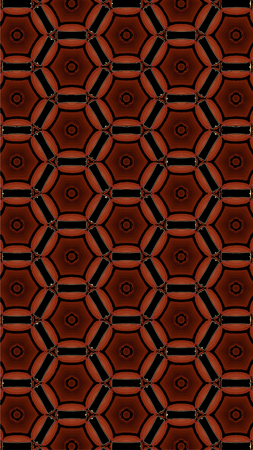 Ornate geometric pattern and abstract multicolored background