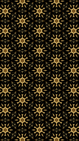 Ornate geometric pattern and abstract colored background